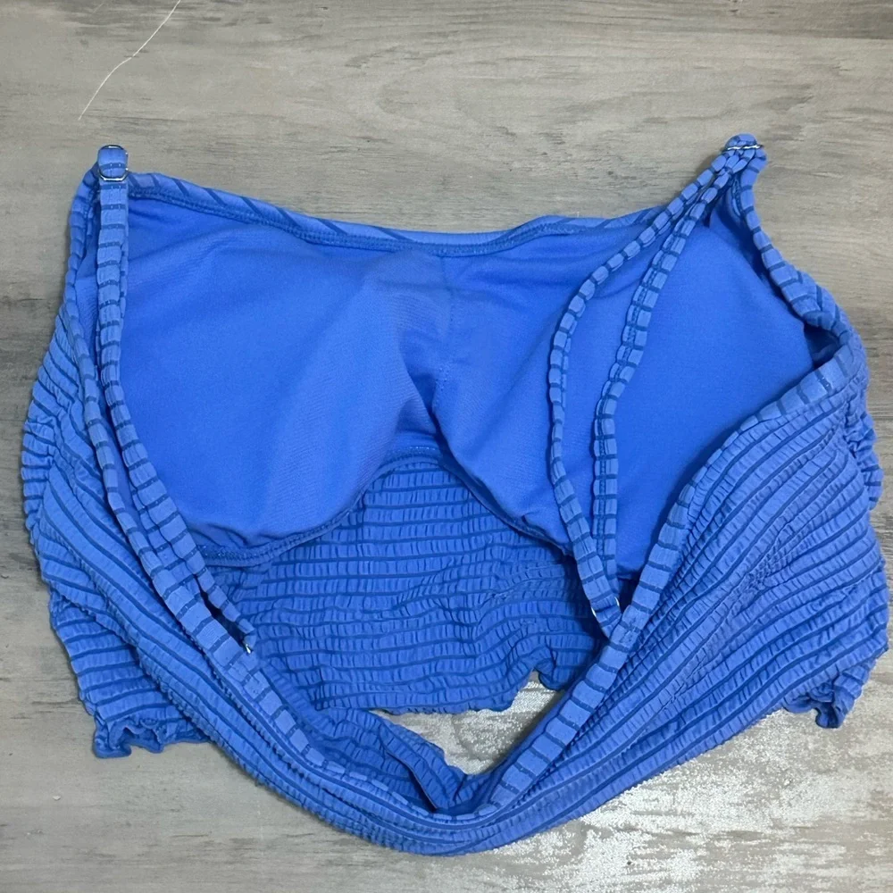 Cabana Crown & Ivy shirred swim top xl